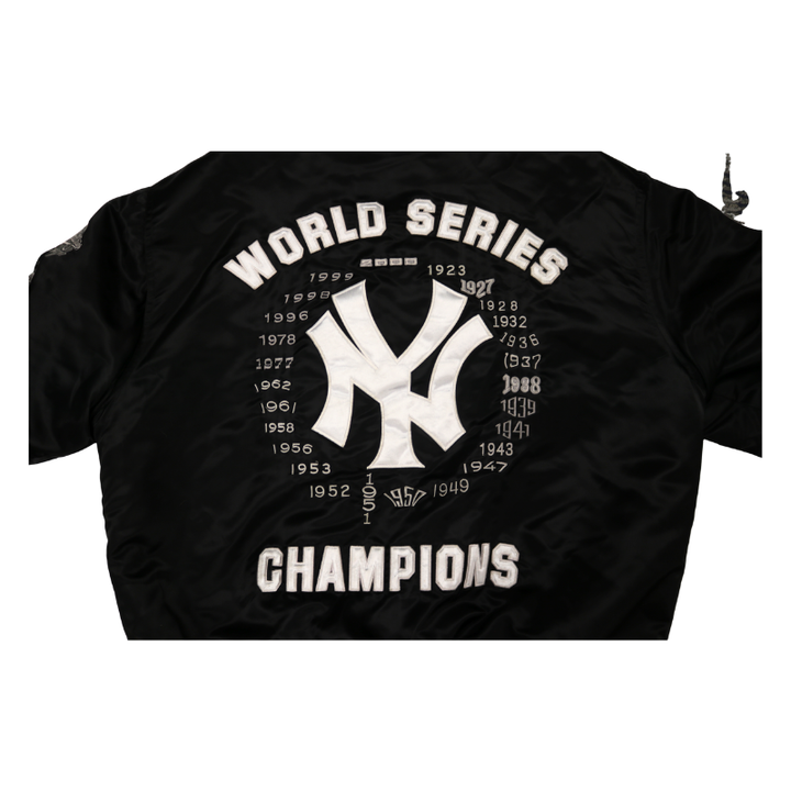 New York Yankees 26x World Series Champions Bomber Jacket Size XL GIII Sports