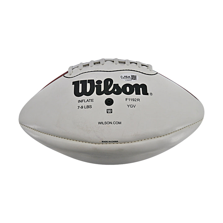 Freeman McNeil New York Jets Autographed Wilson White Panel Football JSA COA
