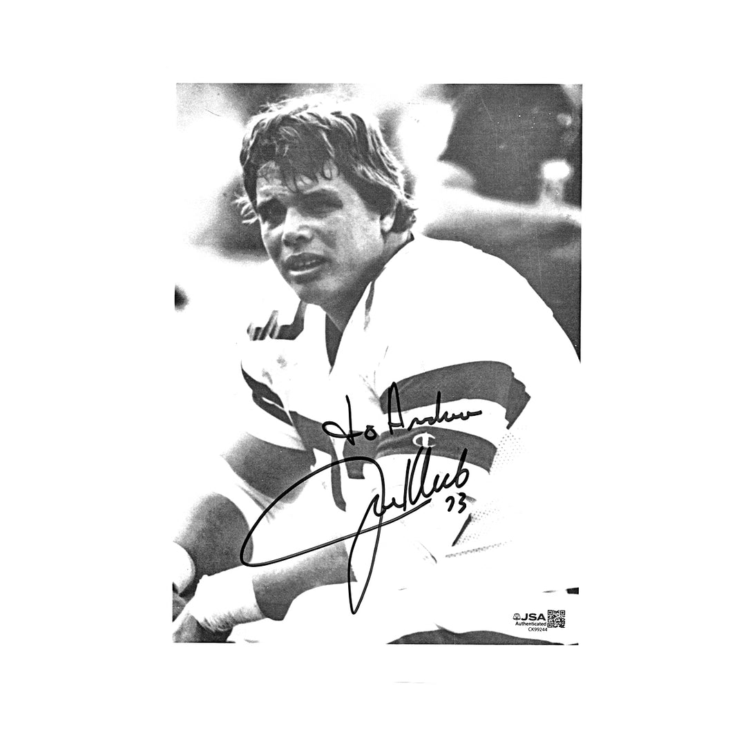 Joe Klecko New York Jets Autographed Personalized To Andrew 8x10 Photo JSA COA