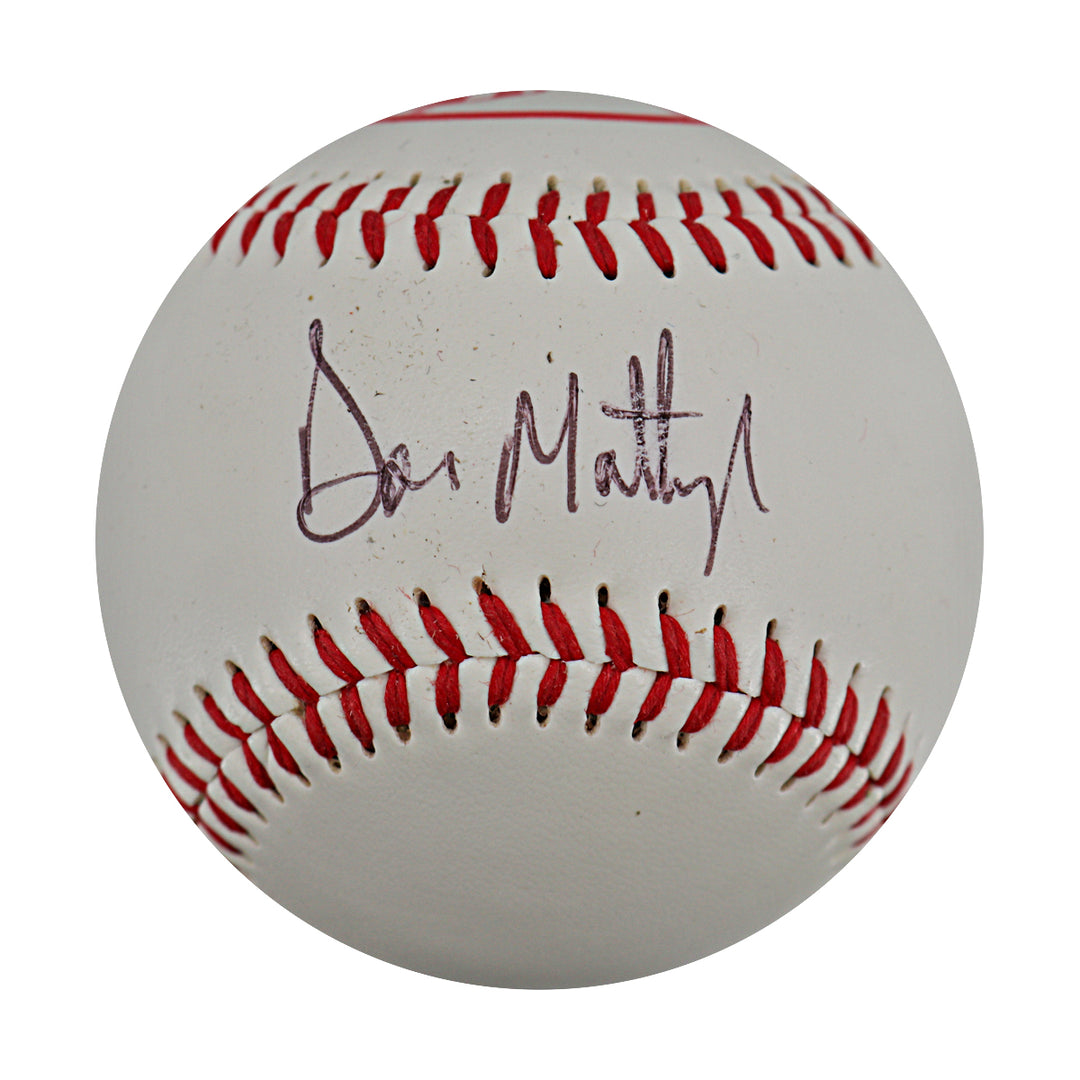 Don Mattingly New York Yankees Autographed Fotoball Baseball JSA COA