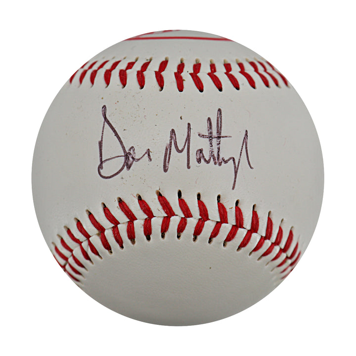 Don Mattingly New York Yankees Autographed Fotoball Baseball JSA COA