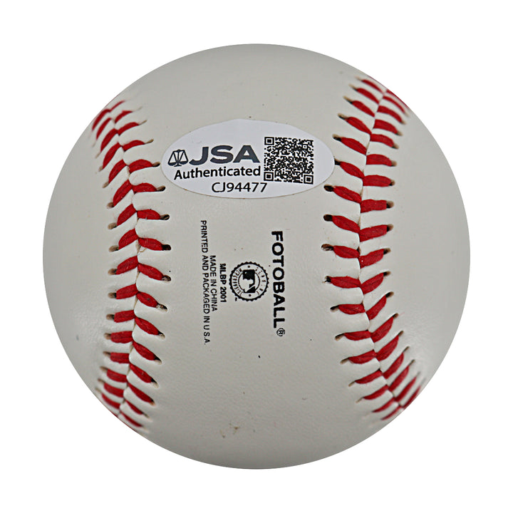 Don Mattingly New York Yankees Autographed Fotoball Baseball JSA COA