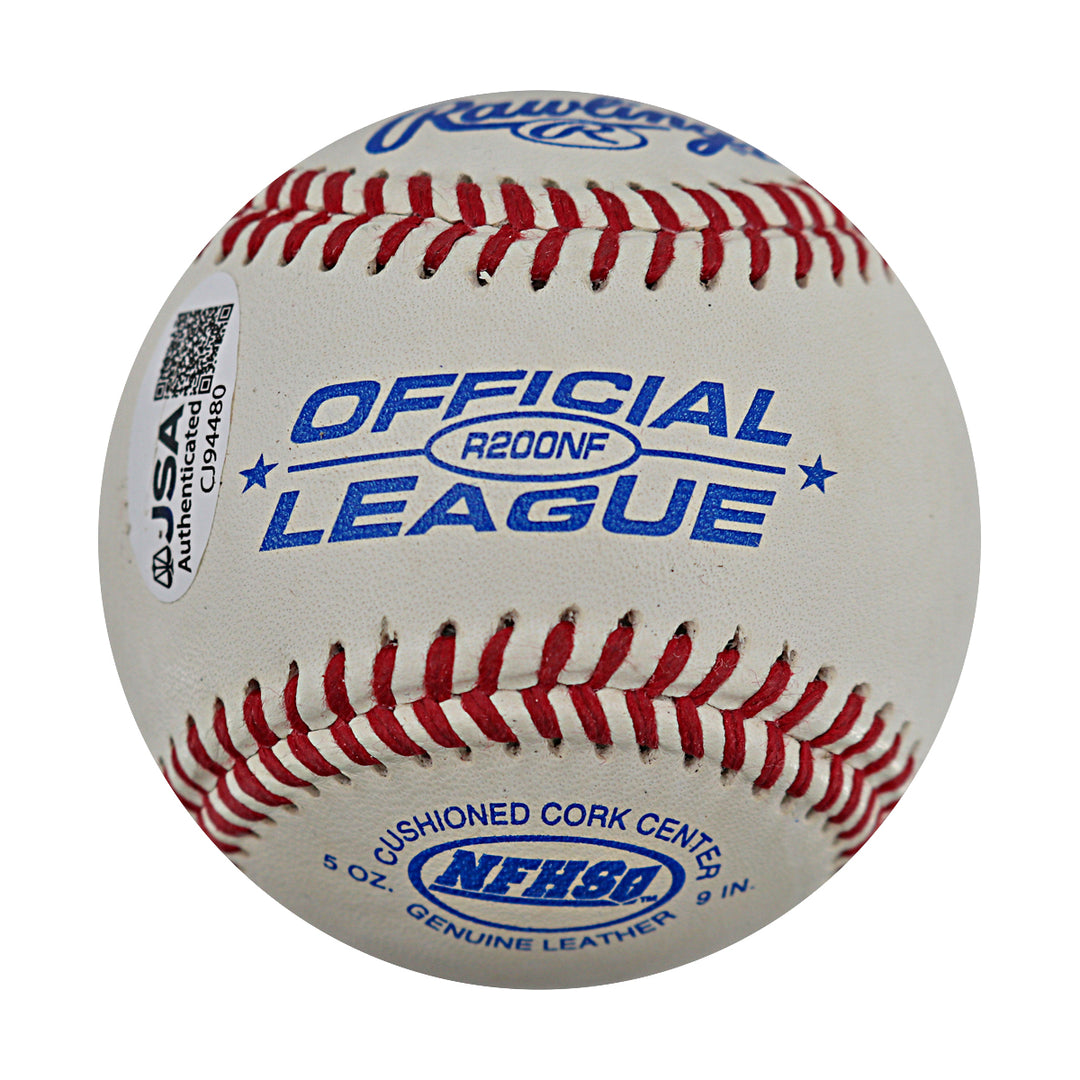 George Foster Mets Reds Autographed Official League Baseball JSA COA