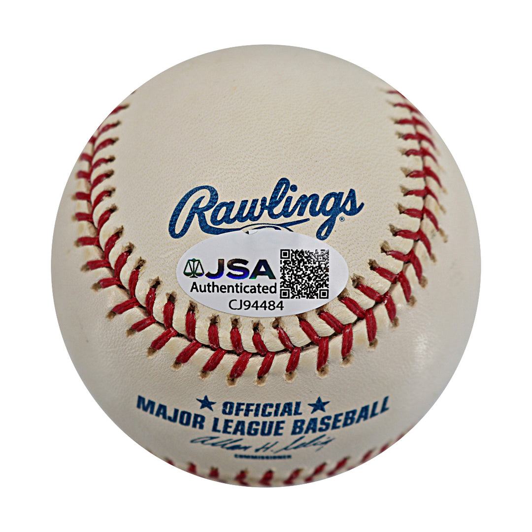 Roger Clemens Yankees Red Sox Astros Autographed OMLB Baseball JSA COA