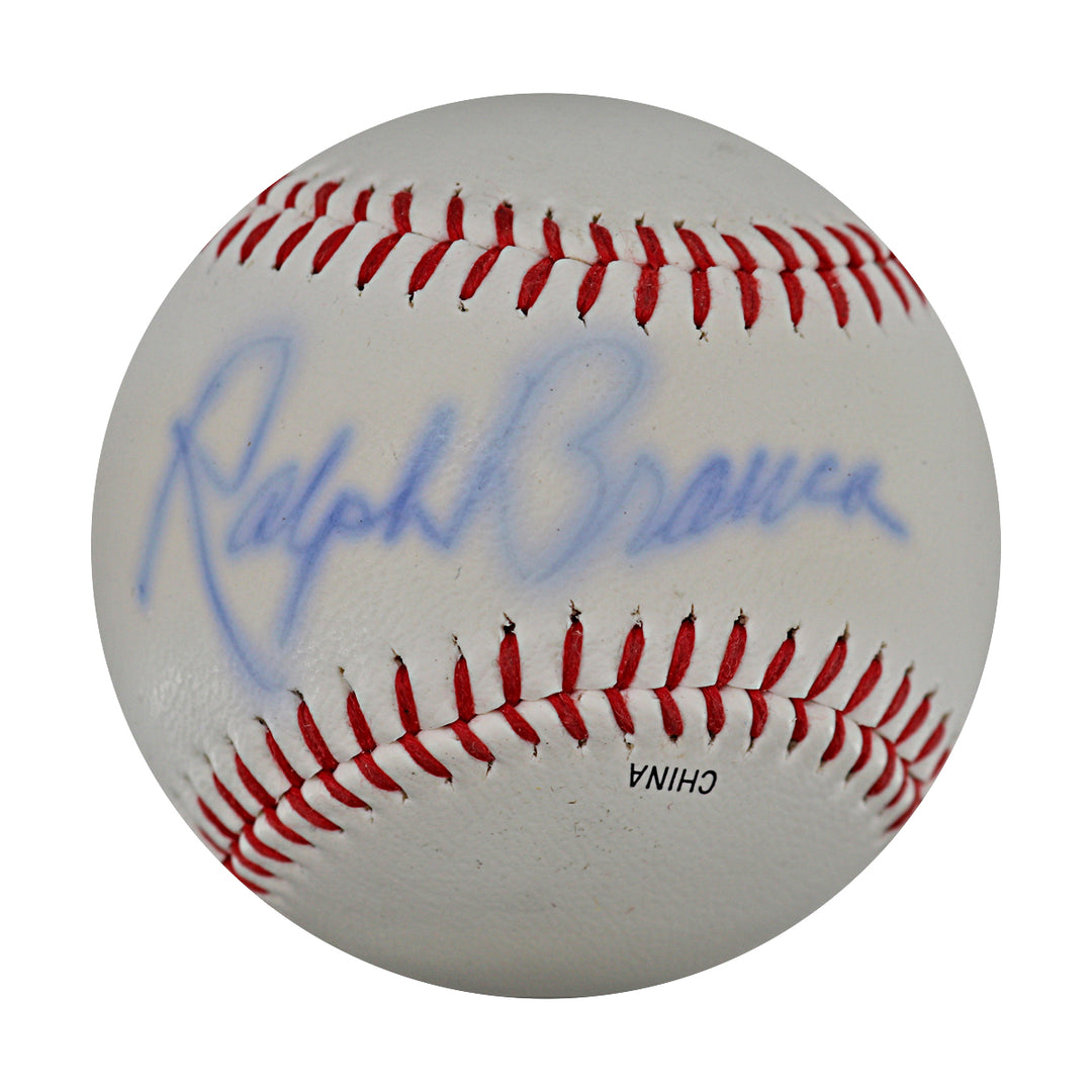 Ralph Branca Los Angeles Dodgers Autographed Official League Baseball JSA COA