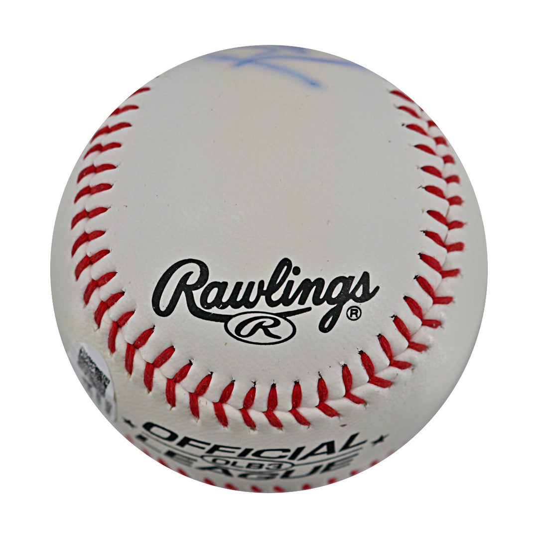 Ralph Branca Los Angeles Dodgers Autographed Official League Baseball JSA COA