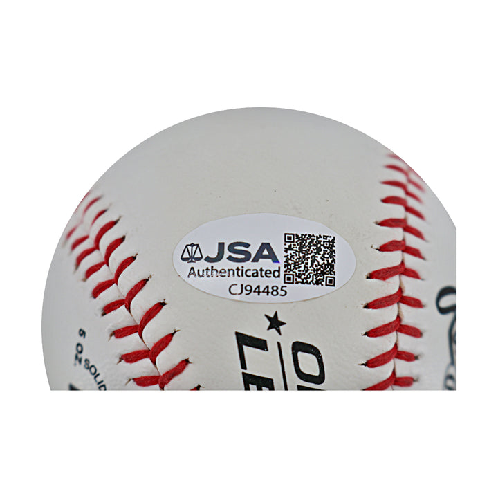 Ralph Branca Los Angeles Dodgers Autographed Official League Baseball JSA COA