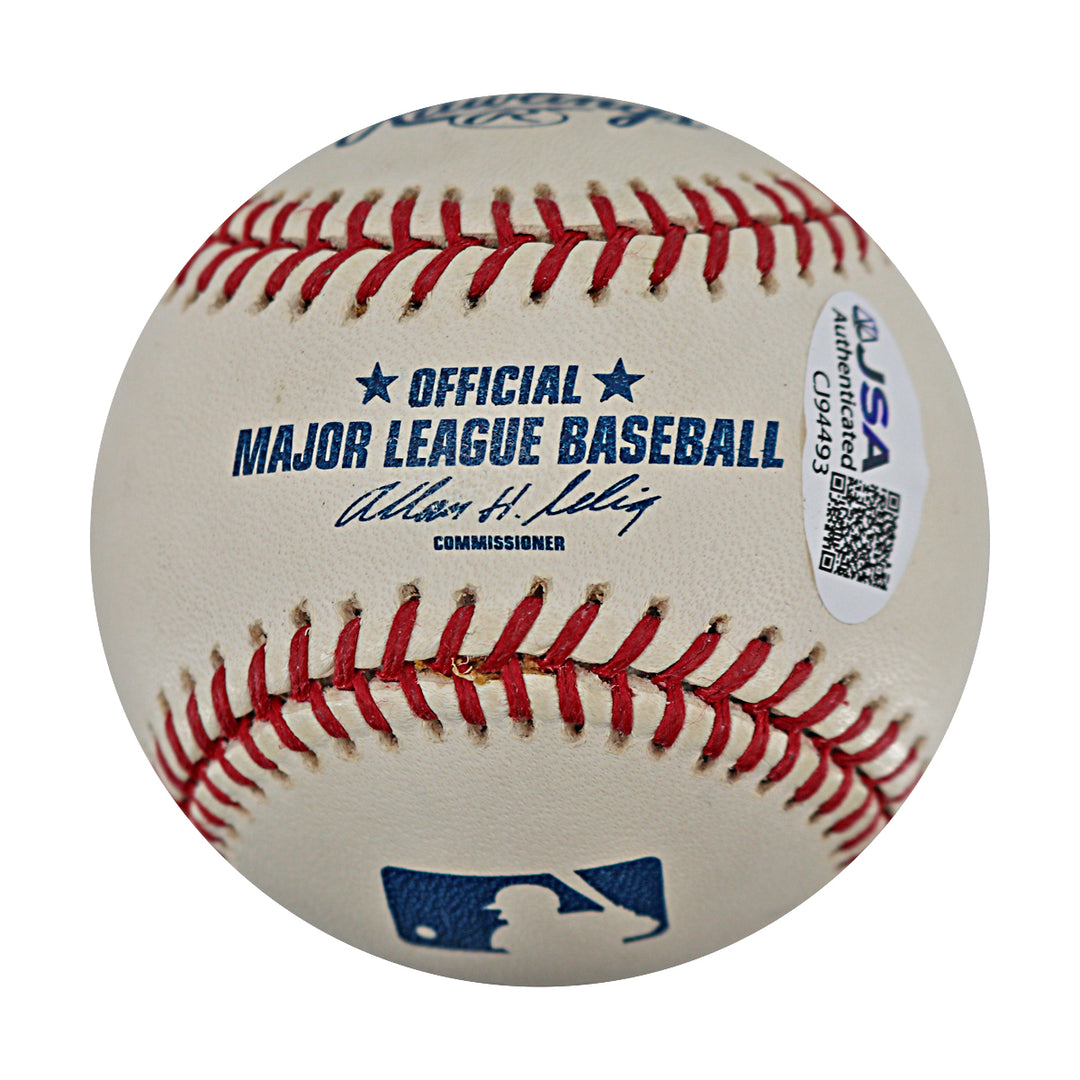 Goose Gossage New York Yankees Autographed Inscribed OMLB Baseball JSA COA