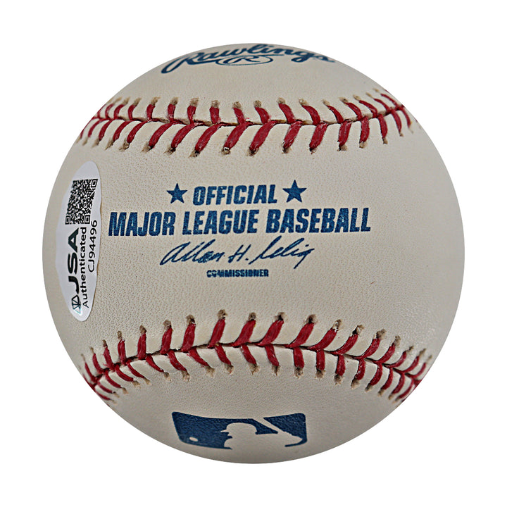 Ron Guidry New York Yankees Autographed OMLB Baseball JSA COA