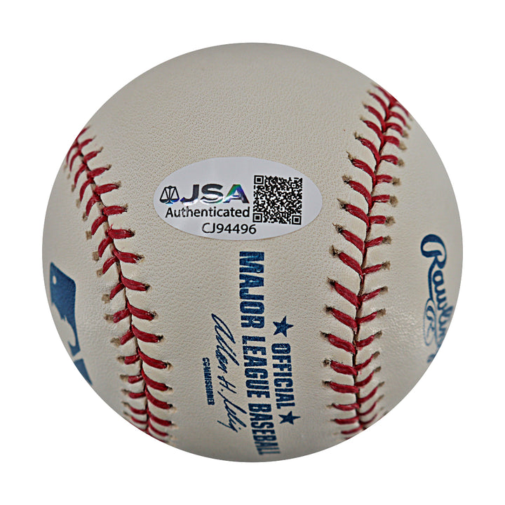 Ron Guidry New York Yankees Autographed OMLB Baseball JSA COA