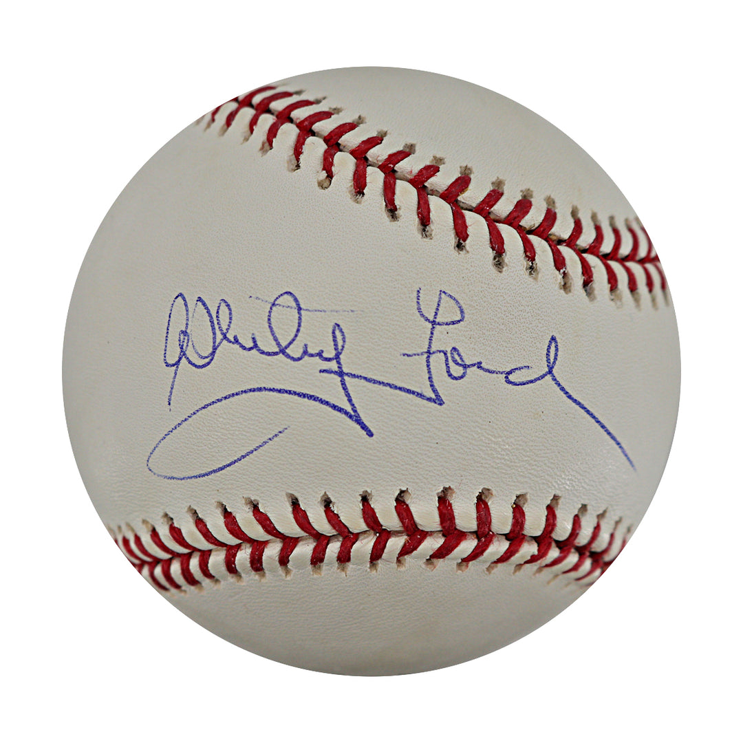 Whitey Ford New York Yankees Autographed OMLB Baseball JSA COA