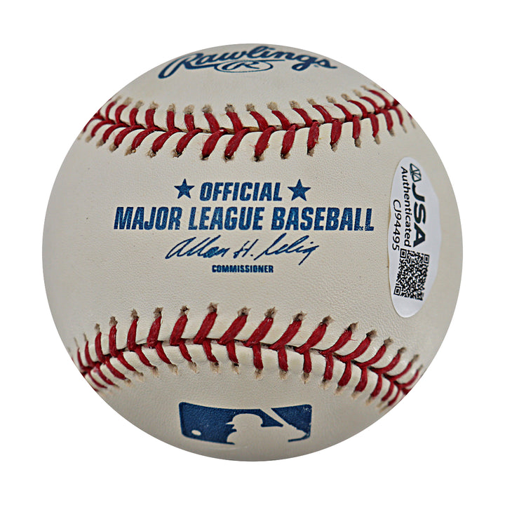 Whitey Ford New York Yankees Autographed OMLB Baseball JSA COA