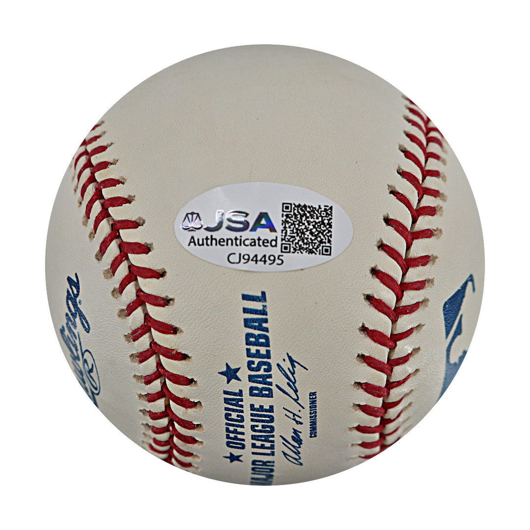 Whitey Ford New York Yankees Autographed OMLB Baseball JSA COA