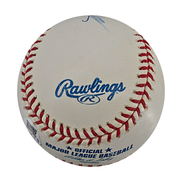 Mookie Wilson New York Mets Autographed OMLB Baseball JSA COA