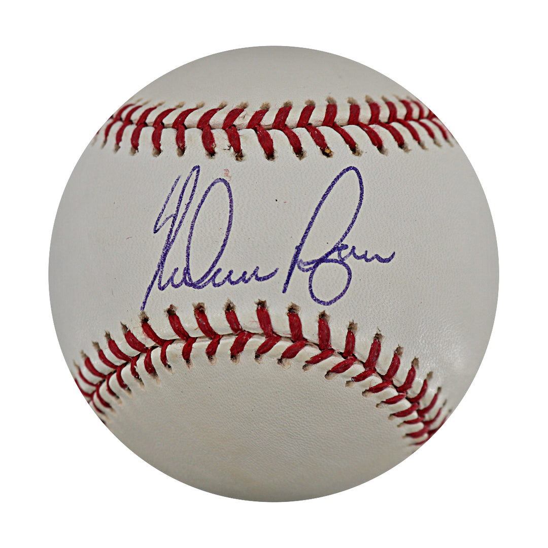 Nolan Ryan Rangers Astros Mets Autographed OMLB Baseball JSA COA