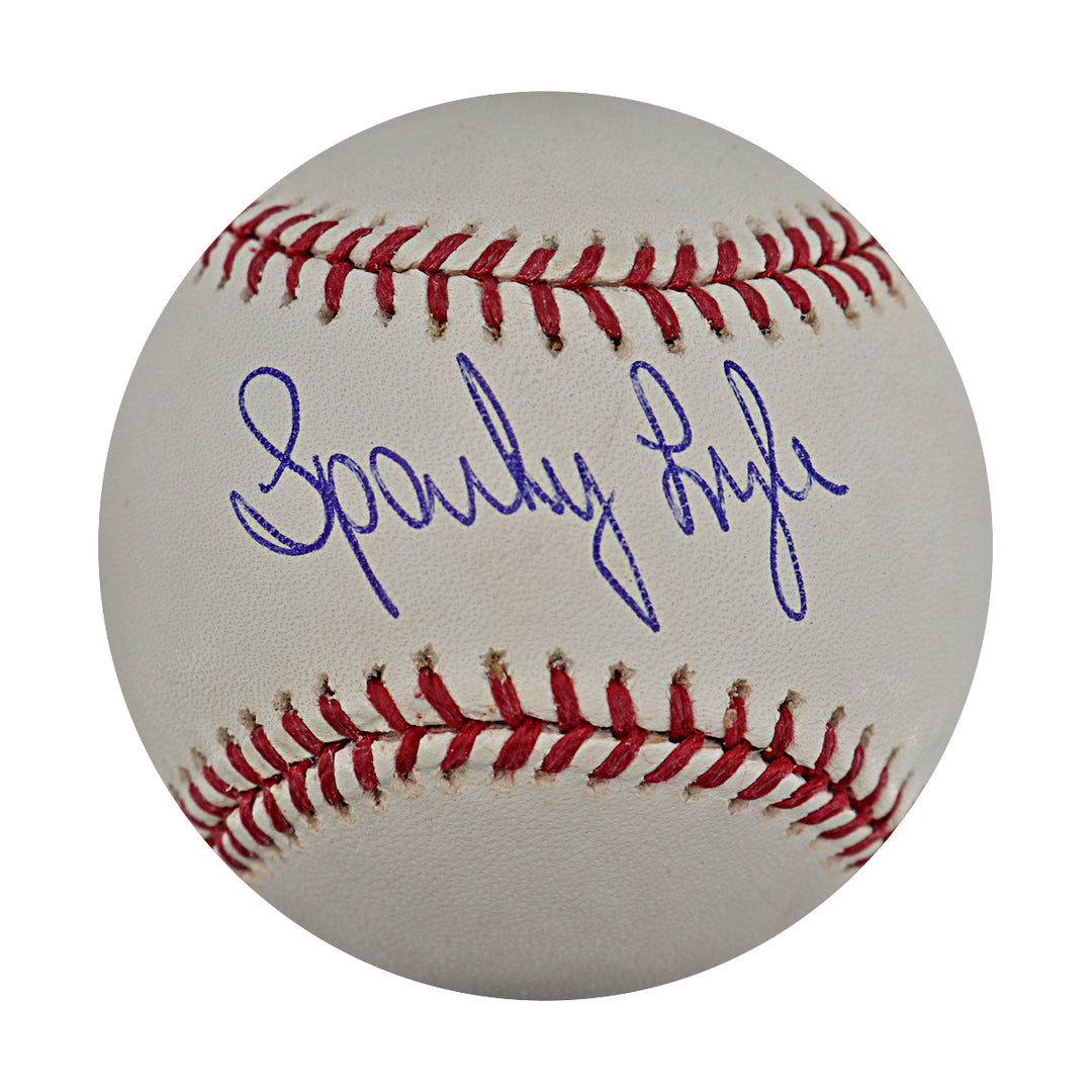 Sparky Lyle New York Yankees Autographed OMLB Baseball JSA COA