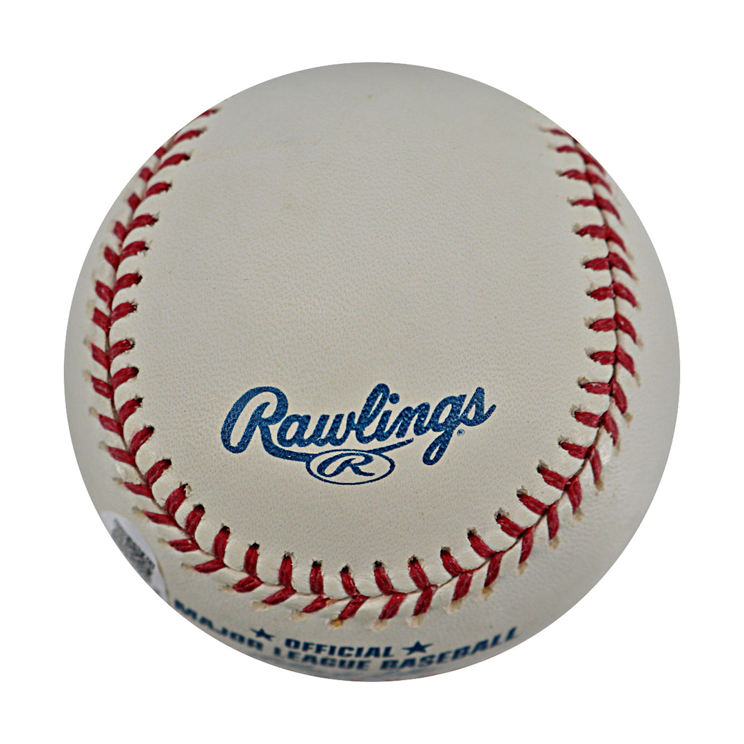 Sparky Lyle New York Yankees Autographed OMLB Baseball JSA COA
