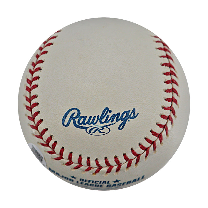 Sparky Lyle New York Yankees Autographed OMLB Baseball JSA COA
