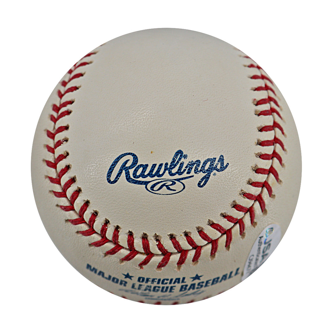 Art Shamsky Mets Reds Autographed OMLB Baseball JSA COA