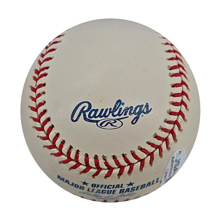Art Shamsky Mets Reds Autographed OMLB Baseball JSA COA