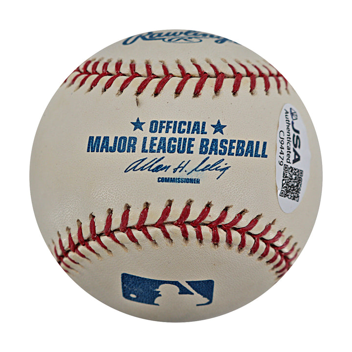 Tom Flash Gordon Royals Yankees Autographed OMLB Baseball JSA COA