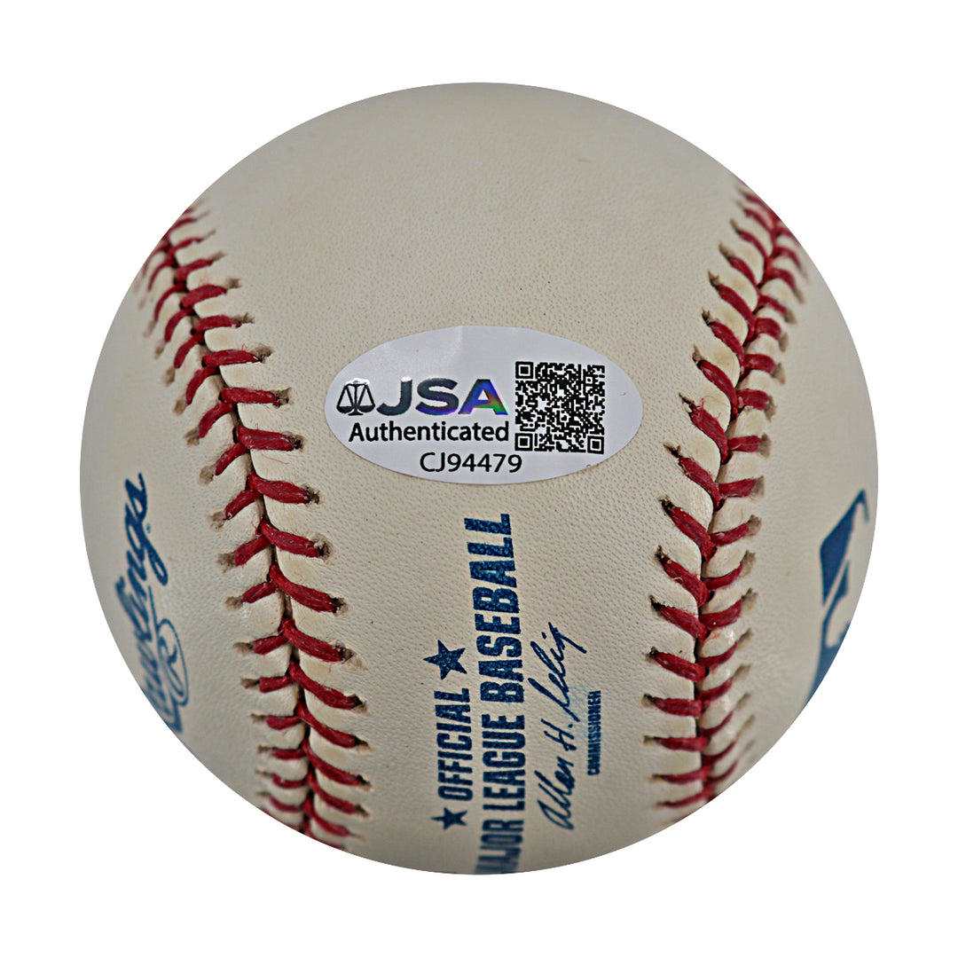 Tom Flash Gordon Royals Yankees Autographed OMLB Baseball JSA COA