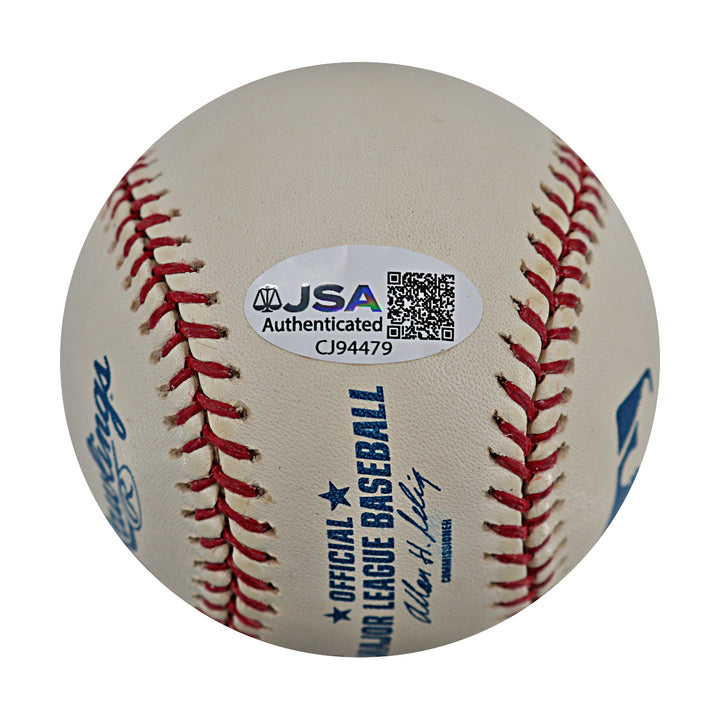 Tom Flash Gordon Royals Yankees Autographed OMLB Baseball JSA COA