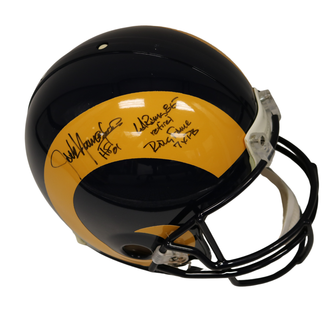 Jack Youngblood Rams Autographed Signed Inscribed FS Authentic Helmet Steiner