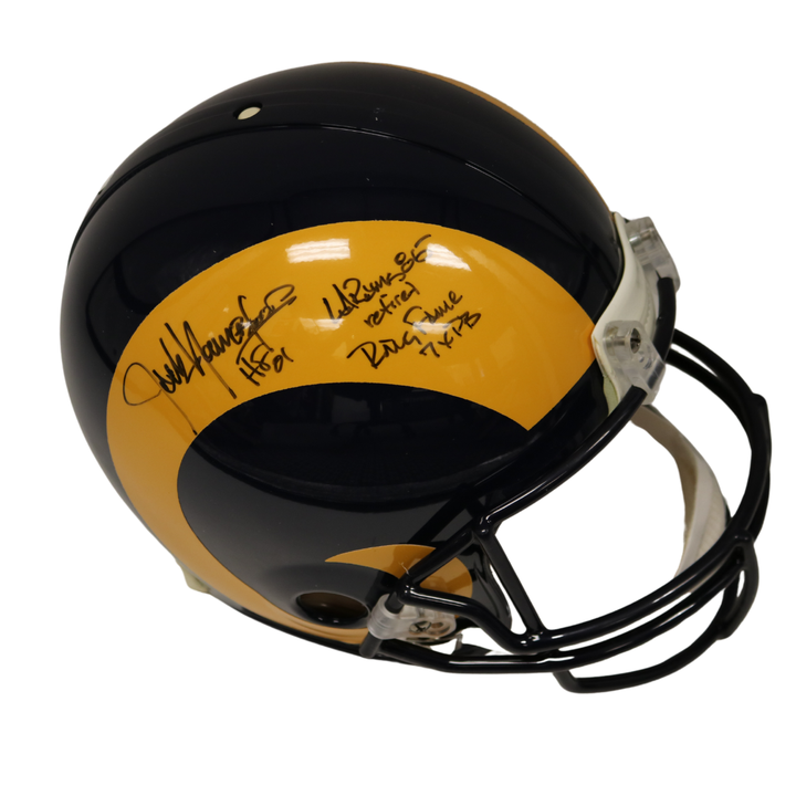 Jack Youngblood Rams Autographed Signed Inscribed FS Authentic Helmet Steiner