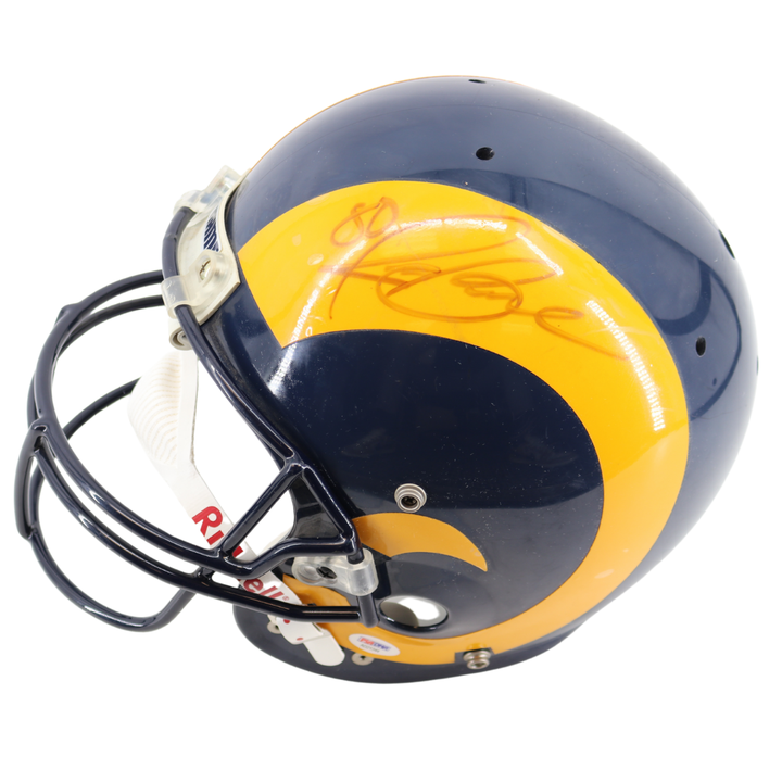 Isaac Bruce Los Angeles Rams Autographed Signed FS Authentic Helmet PSA