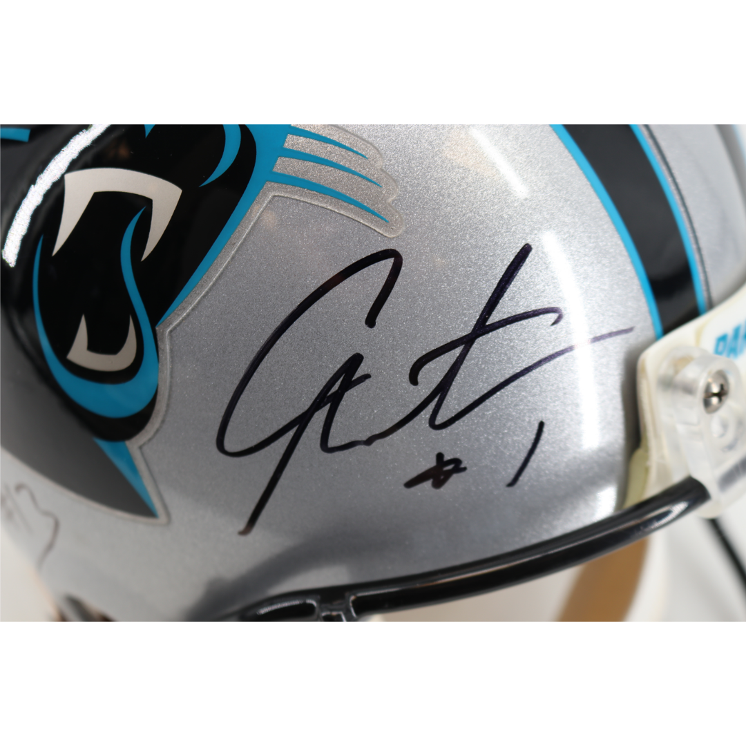 Cam Newton Kelvin Benjamin Panthers Autographed Signed FS Auth Helmet Fanatics
