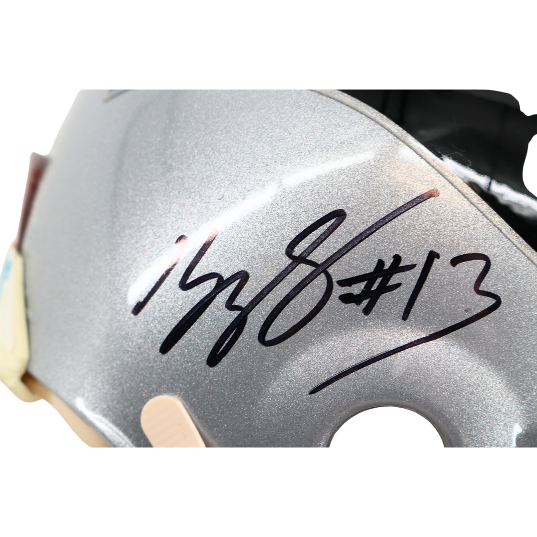 Cam Newton Kelvin Benjamin Panthers Autographed Signed FS Auth Helmet Fanatics