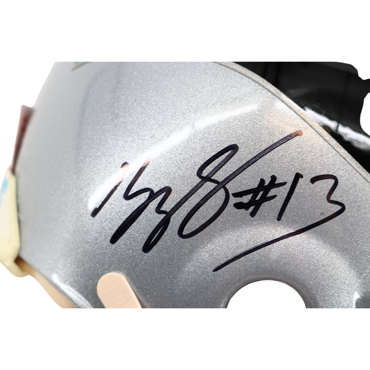 Cam Newton Kelvin Benjamin Panthers Autographed Signed FS Auth Helmet Fanatics