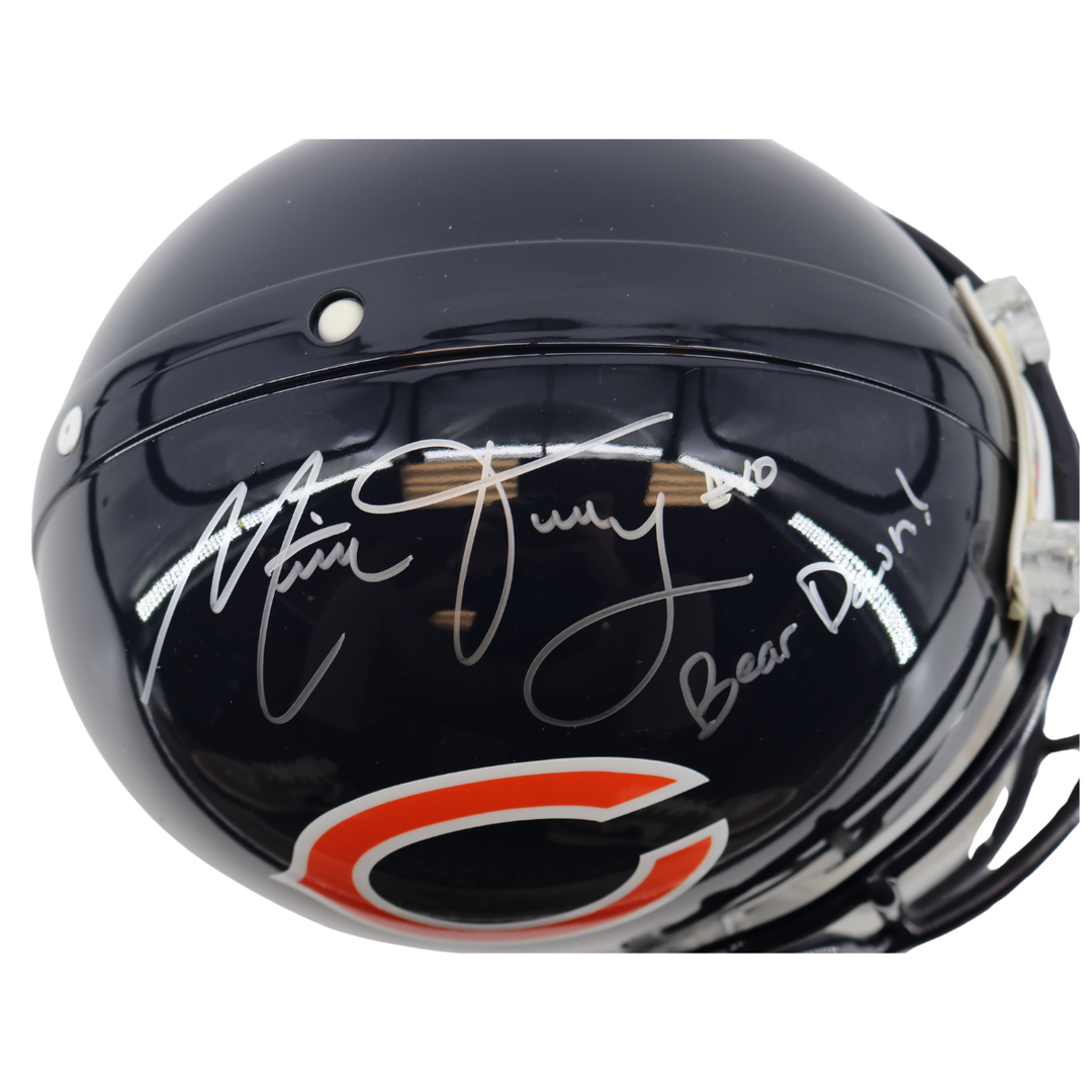 Mitch Trubisky Bears Autographed Signed Inscribed FS Authentic Helmet Fanatics