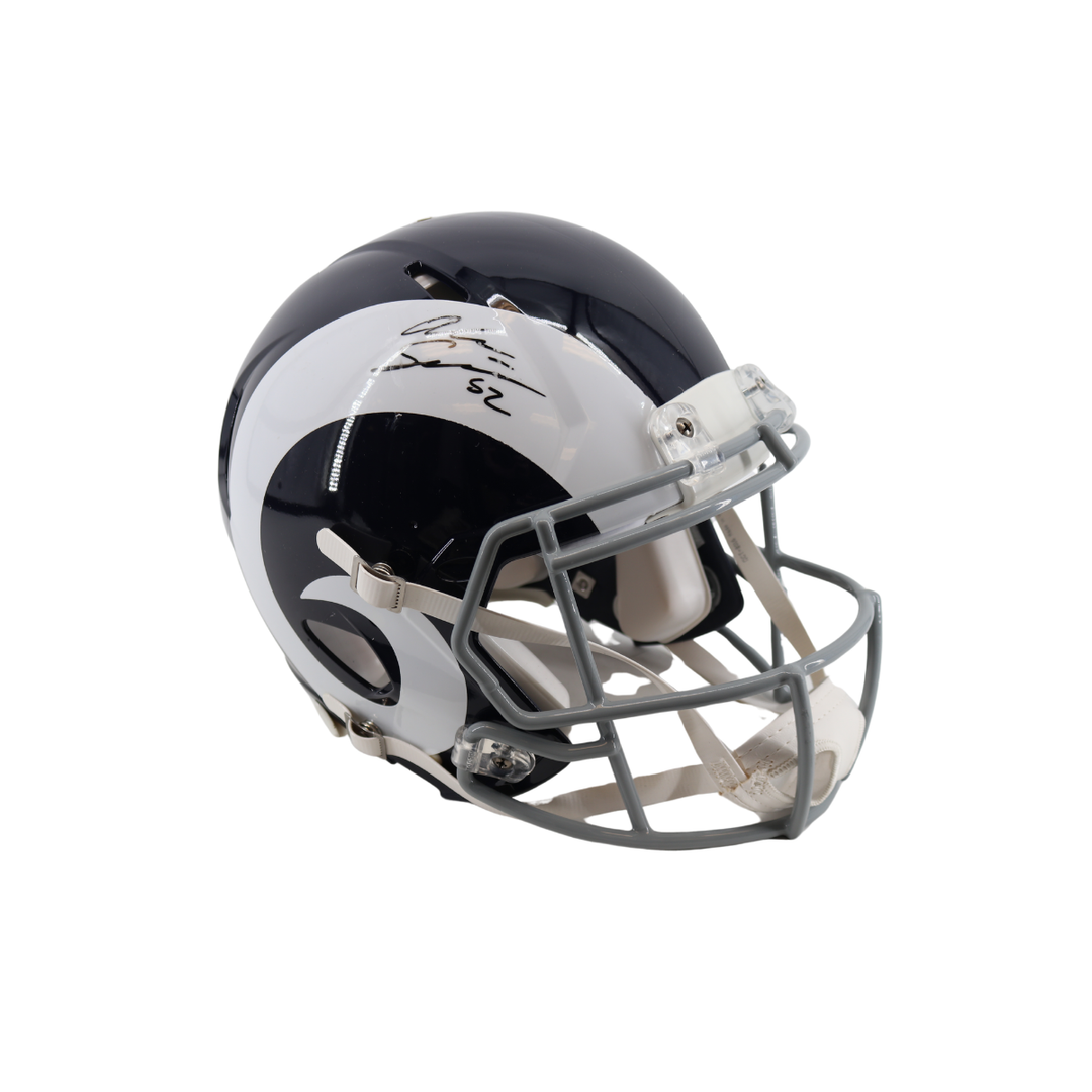 Alec Ogletree Los Angeles Rams Autographed Signed FS Authentic Helmet Beckett