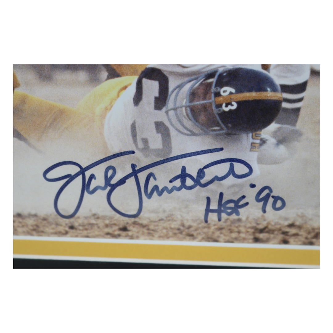 Jack Lambert Steelers Autographed Signed Inscribed 8x10 Framed Photo JSA 