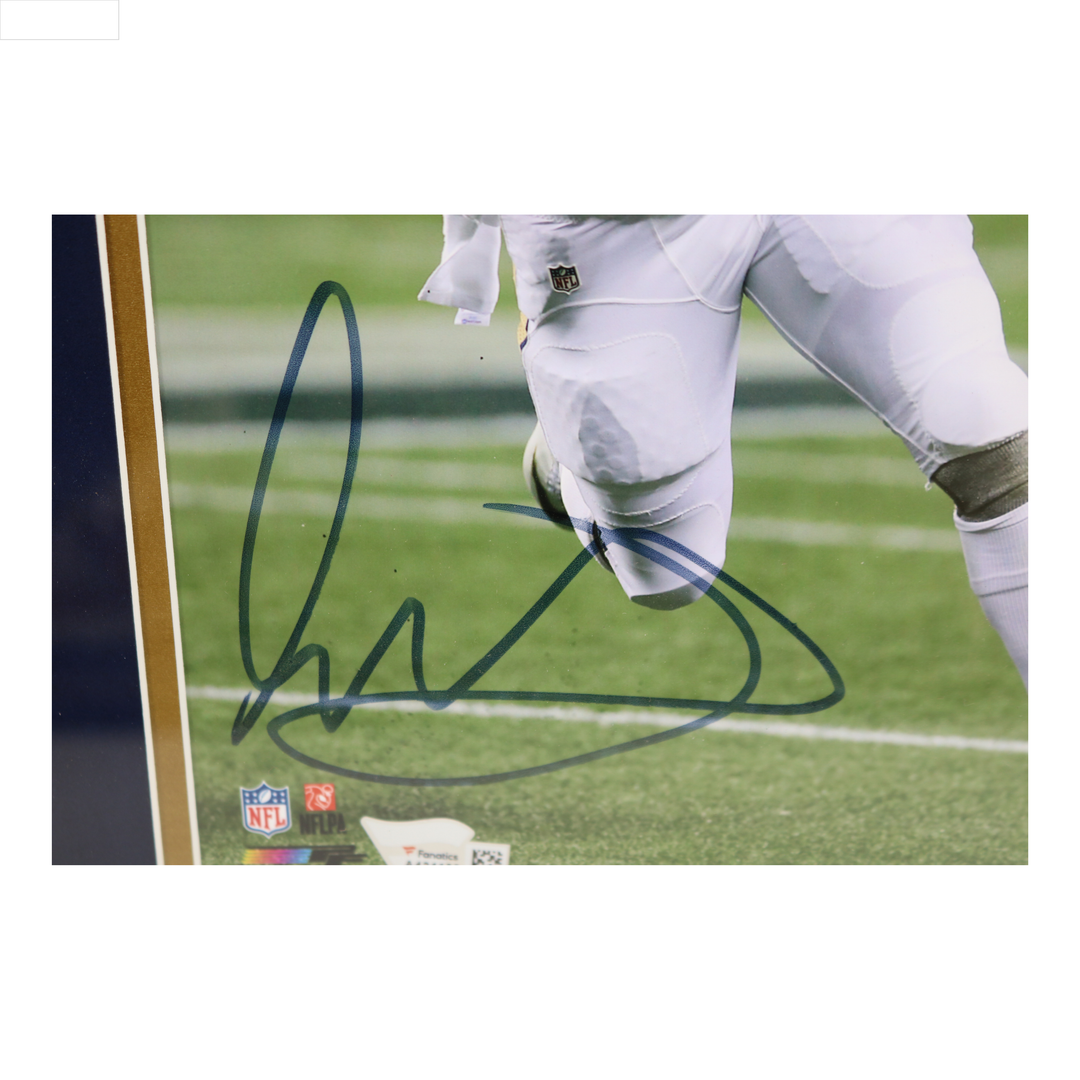 Todd Gurley LA Rams Autographed Signed 8x10 Framed Photo Fanatics Beckett