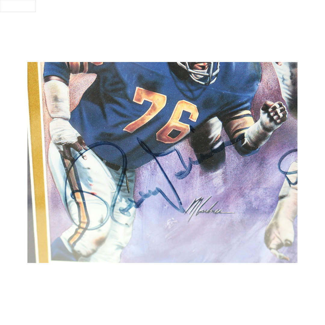 Fearsome Foursome Autographed Signed Framed Legends Sports Magazine PSA LOA