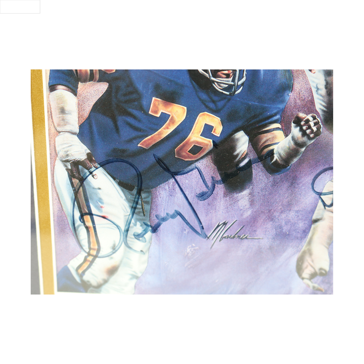 Fearsome Foursome Autographed Signed Framed Legends Sports Magazine PSA LOA