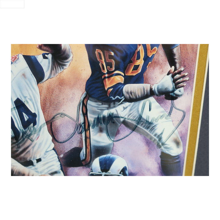 Fearsome Foursome Autographed Signed Framed Legends Sports Magazine PSA LOA