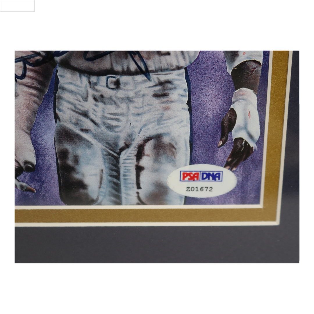 Fearsome Foursome Autographed Signed Framed Legends Sports Magazine PSA LOA
