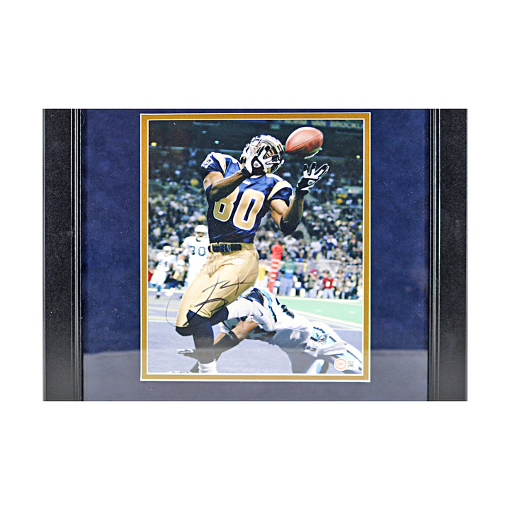 Isaac Bruce Los Angeles Rams Autographed Framed 8x10 Photo Sports Memorabilia COA