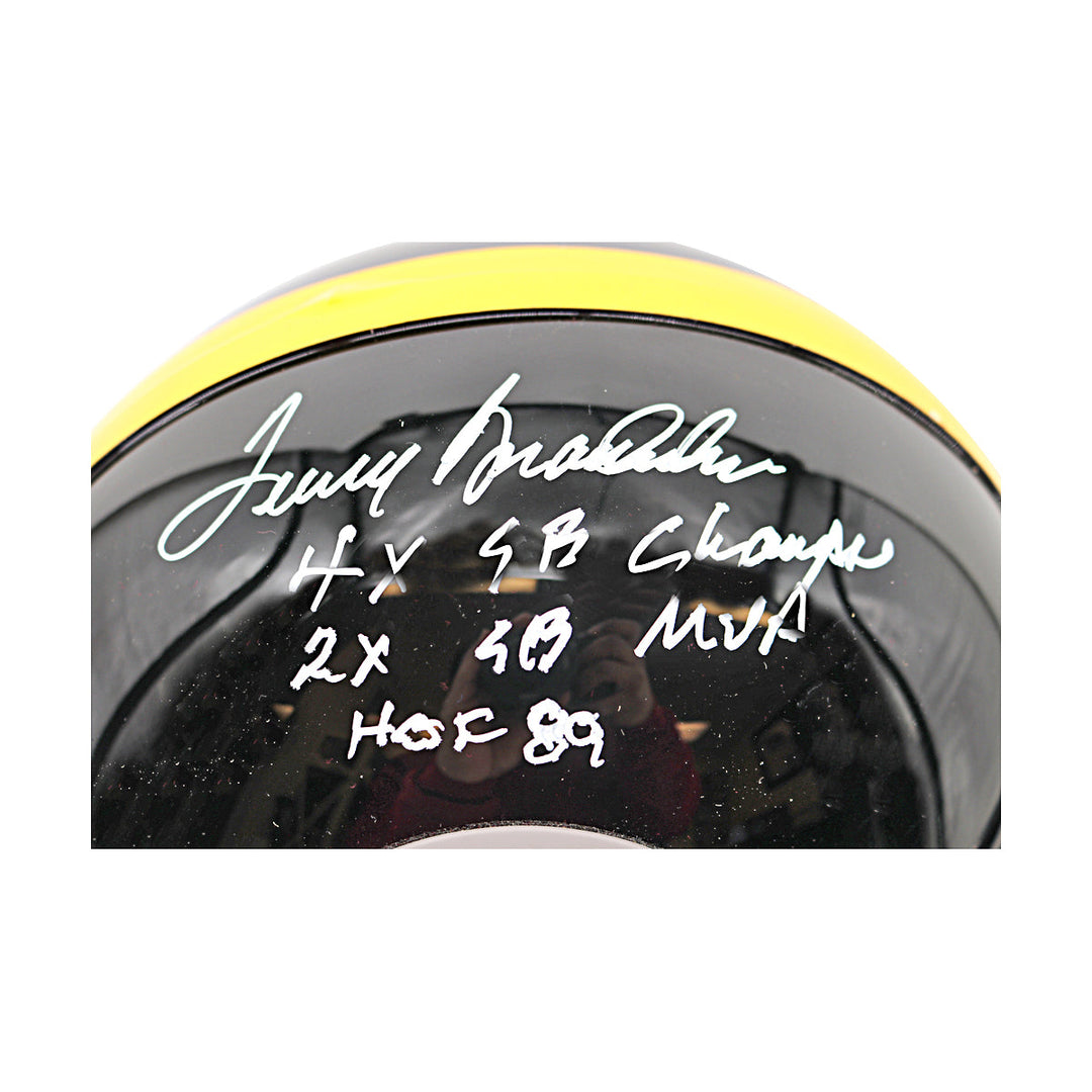 Terry Bradshaw Pittsburgh Steelers Autographed Inscribed Speed Authentic Helmet Fanatics Auth