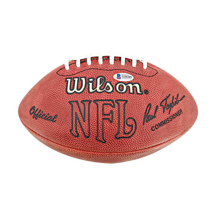 Walter Payton Chicago Bears Autographed Wilson Official NFL Football Beckett Holo
