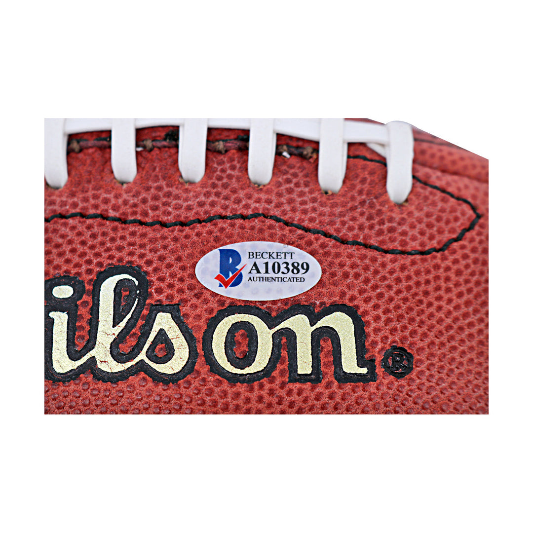 Walter Payton Chicago Bears Autographed Wilson Official NFL Football Beckett Holo