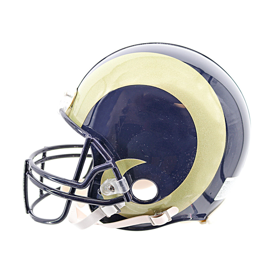Marshall Faulk Los Angeles Rams Autographed Inscribed VSR-4 Proline Authentic Helmet LE /28 Fanatics Auth