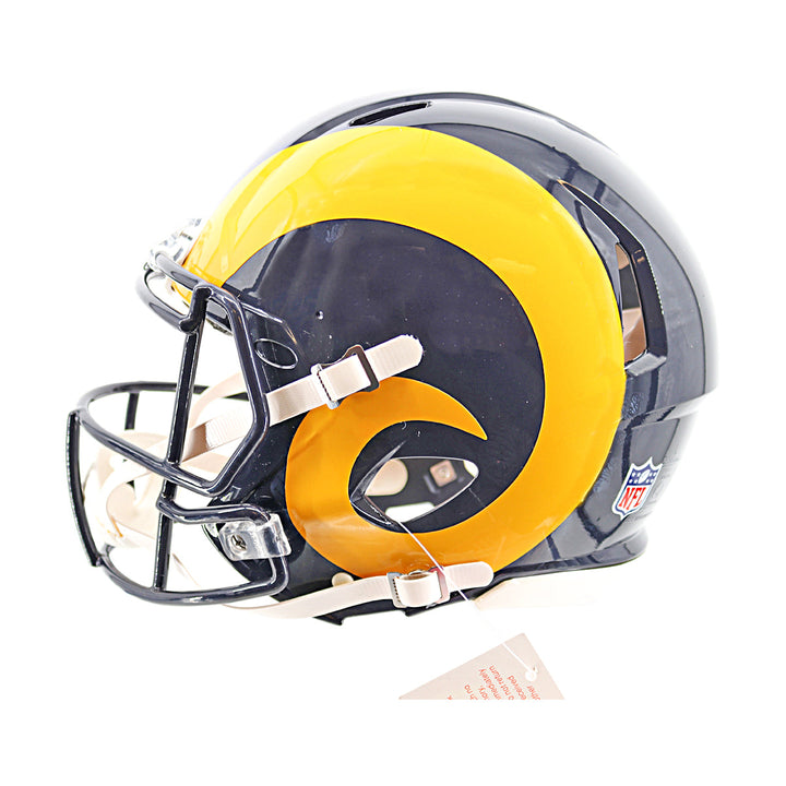 Aaron Donald Los Angeles Rams Autographed Inscribed Speed Authentic Helmet JSA Holo
