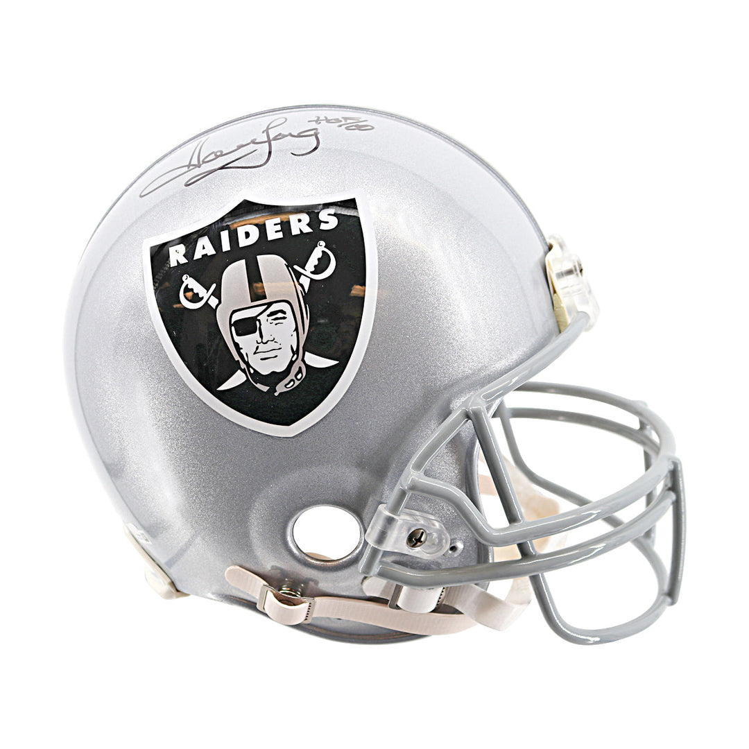 Howie Long Las Vegas Raiders Autographed Inscribed VSR-4 Proline Authentic Helmet Fanatics Auth