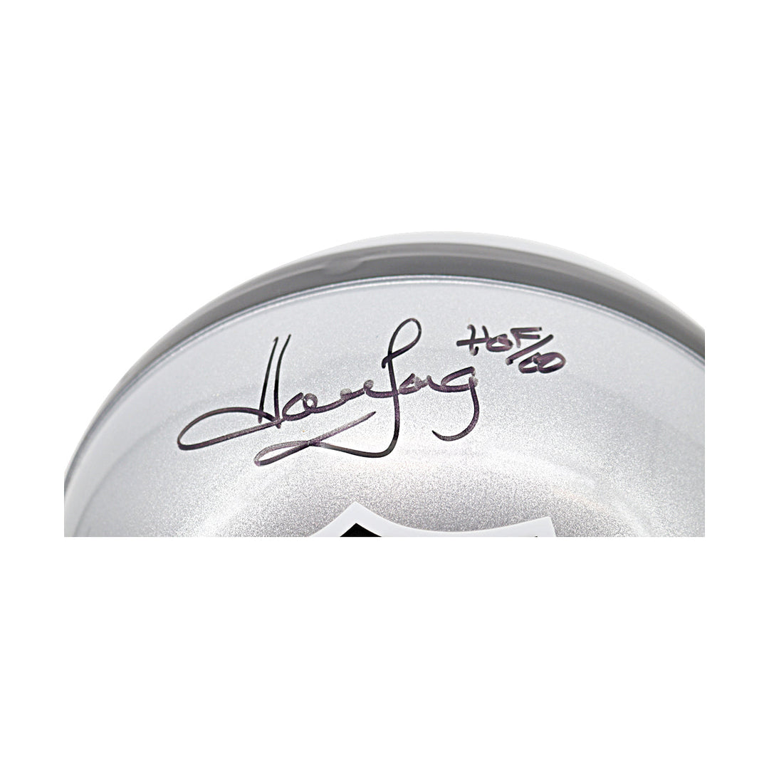 Howie Long Las Vegas Raiders Autographed Inscribed VSR-4 Proline Authentic Helmet Fanatics Auth