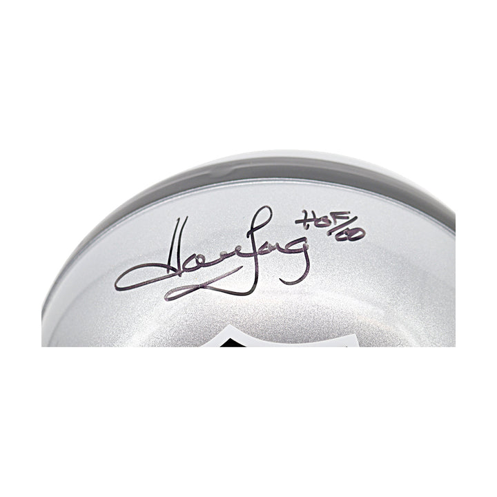 Howie Long Las Vegas Raiders Autographed Inscribed VSR-4 Proline Authentic Helmet Fanatics Auth
